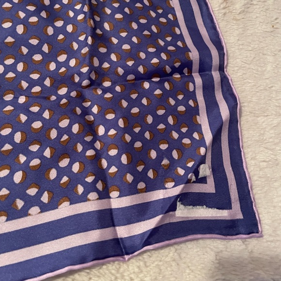 Kate Spade Purple Silk Scarf - Picture 4 of 7